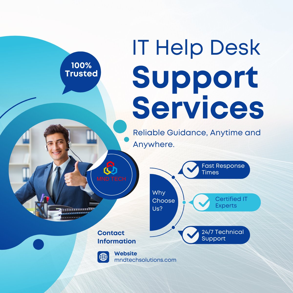 mnd_tech's tweet image. 💻✨ MND Tech – IT Help Desk Support Services ✨💻
#MNDTech #ITSupport #HelpDesk #TechSolutions #24x7Support #BusinessContinuity
