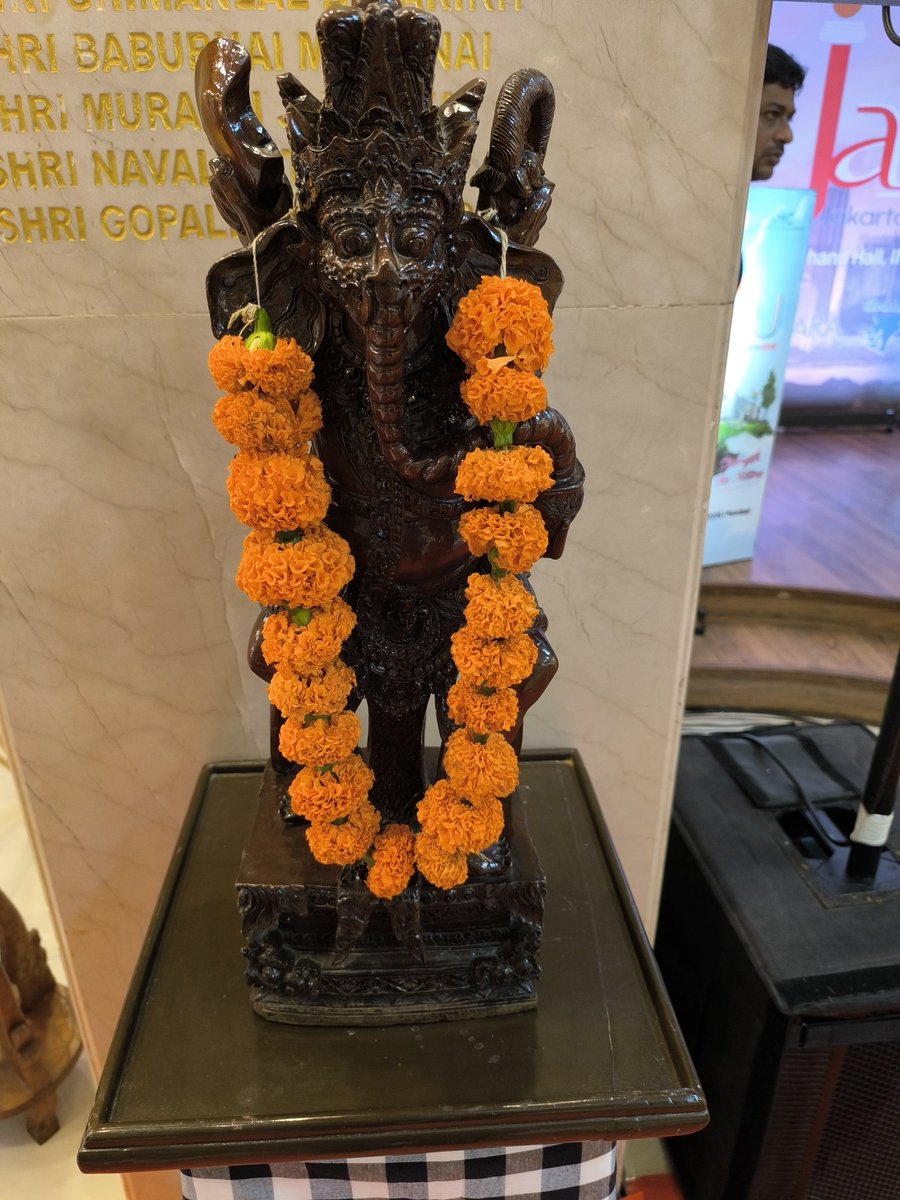 AT THE INDIA- INDONESIA 40 TH EXPO CONFERENCE IN MUMBAI