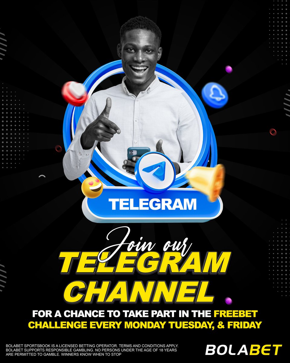 Join our Telegram family and jump into the 𝐅𝐫𝐞𝐞𝐛𝐞𝐭 𝐂𝐡𝐚𝐥𝐥𝐞𝐧𝐠𝐞 every 𝐌𝐨𝐧𝐝𝐚𝐲, 𝐓𝐮𝐞𝐬𝐝𝐚𝐲 &amp; 𝐅𝐫𝐢𝐝𝐚𝐲🎯🔥
Don't miss the action👉 t.me/+QZUCyzLIWCwxM…