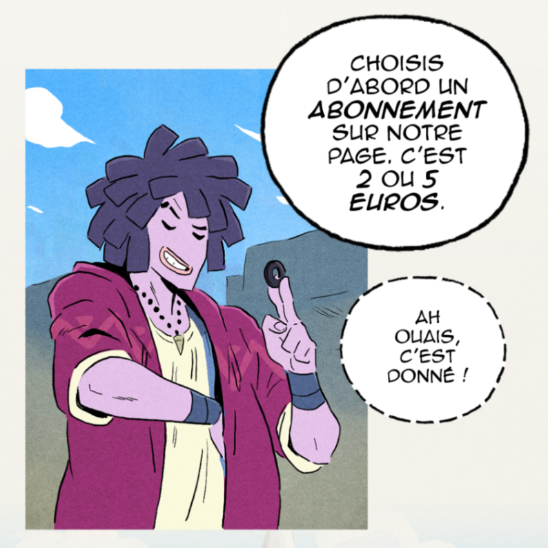 akogee_studio's tweet photo. 🎯 Sur notre Patreon, tu peux t’abonner pour 2 ou 5 € par mois.
💡 Ça aide concrètement nos auteurs à produire la série.
Comme Saburo, tu veux savoir s'il y a des contreparties ?
🌀 Réponse demain !
#Samourawaii #AkogeeStudio #Patreon https://t.co/8Y83oV94Xg