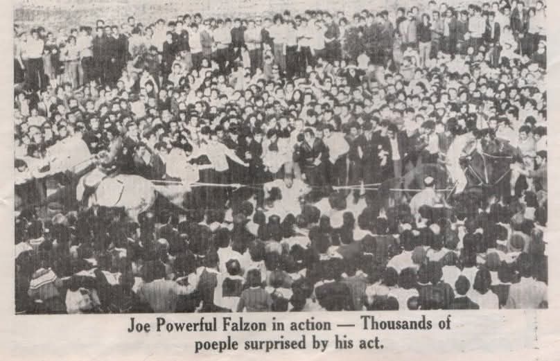 TonyFarrugia_1's tweet photo. This is another page from Power magazine showing the legendary Maltese performing strongman Joe Falzon holding two horses, one on each arm (Human link feat) 🐎🐎🇲🇹💪
#strongmanhistory #oldtimestrongman #featsofstrength #powermagazine #legend #malta https://t.co/7uRrKLOpCQ