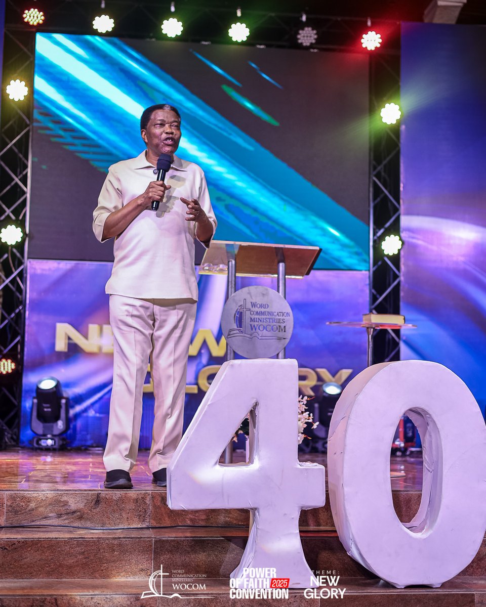 wocomworld's tweet photo. Join us live on Facebook &amp; YouTube for more life-transforming moments.

#NewGlory #PFC2025 #PowerOfFaithConvention2025 #WocomWorld #WOCOMat40 https://t.co/2Wja7F3NZu