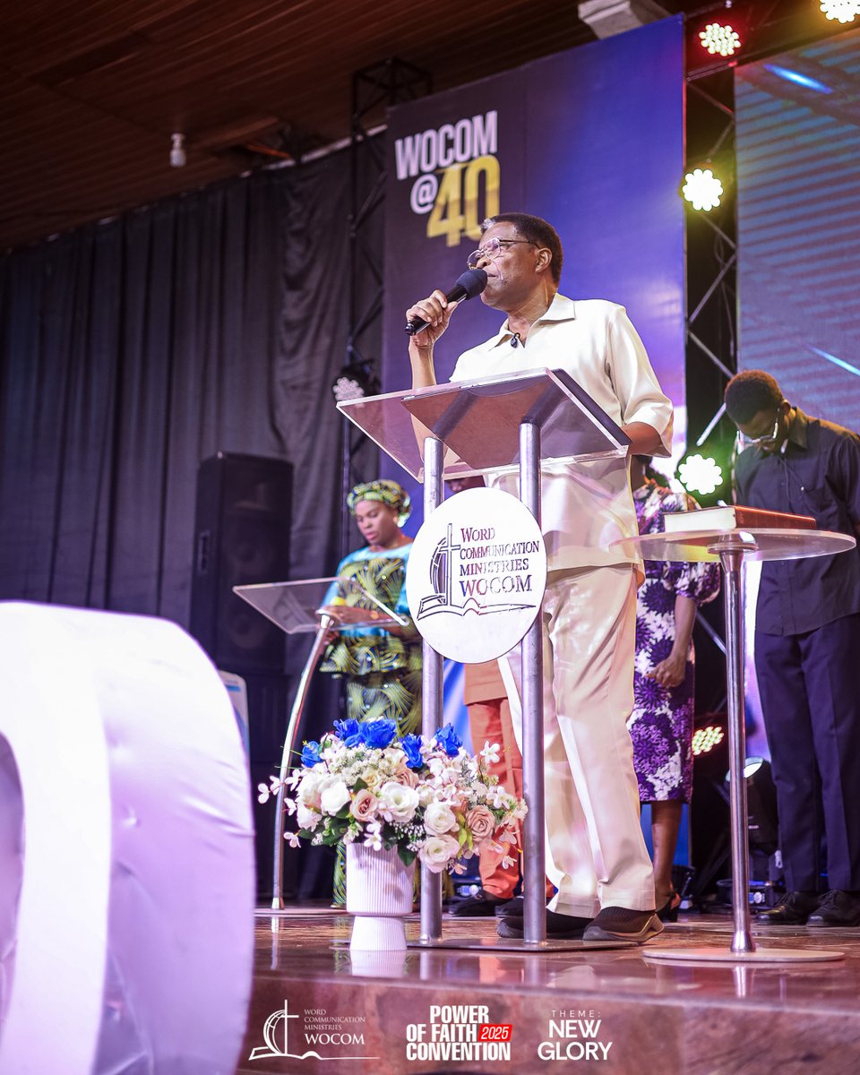 wocomworld's tweet photo. Join us live on Facebook &amp; YouTube for more life-transforming moments.

#NewGlory #PFC2025 #PowerOfFaithConvention2025 #WocomWorld #WOCOMat40 https://t.co/2Wja7F3NZu