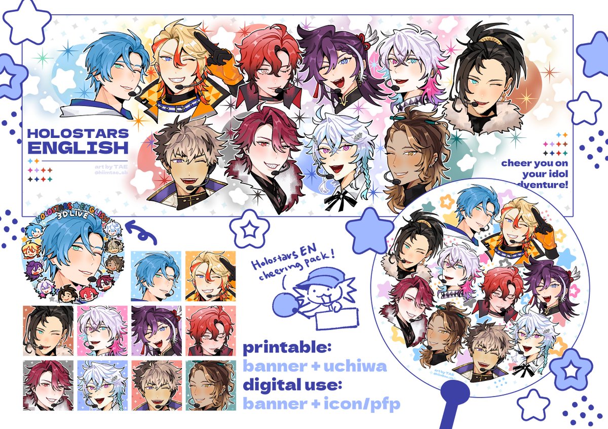 hiimtae_sb's tweet photo. #HSEverglow #holoTEMPUS #holoARMIS 
I made a cheer pack for myself and would like to share the printable/digital good for you all!
Personal/non-profit use only!🌟
get the files here👉 https://t.co/EPNReAe8DL https://t.co/2oeOpwFspy
