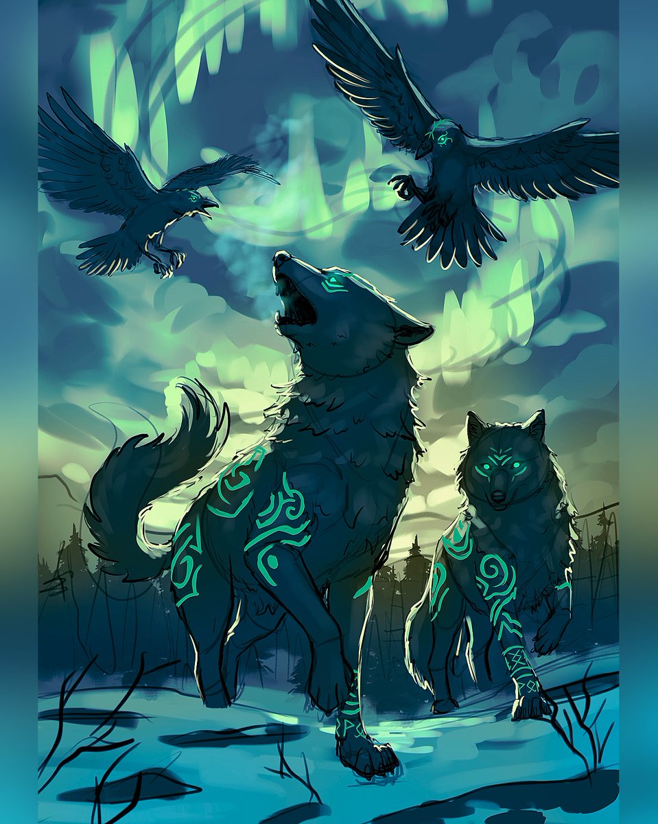 Sketch that I will finish at some point! 🐺

#sketches #mythology #NorseMythology