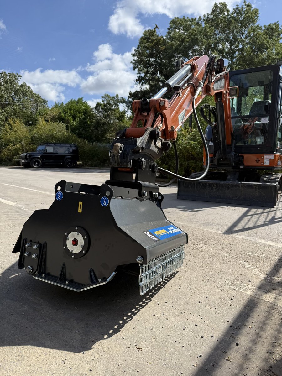 NEW ATTACHMENT!
Flails to fit our 1.9ton and 3ton excavators
Very impressive in operation 
@augertorque