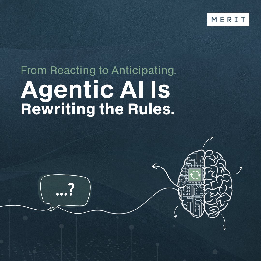 Meritdatatech's tweet image. 29% of organisations are already harnessing agentic AI, and by 2027, up to 86% expect to have it fully embedded. Agentic AI is no longer only theoretical.

The challenge now: Will we shape the agentic era, or let it shape us?

#MeritDataTech #AgenticAI #proactiveAI #AIera