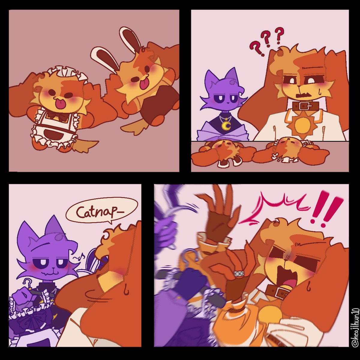 ☀️:hold up!!
#catnap #dogday #SmilingCritters