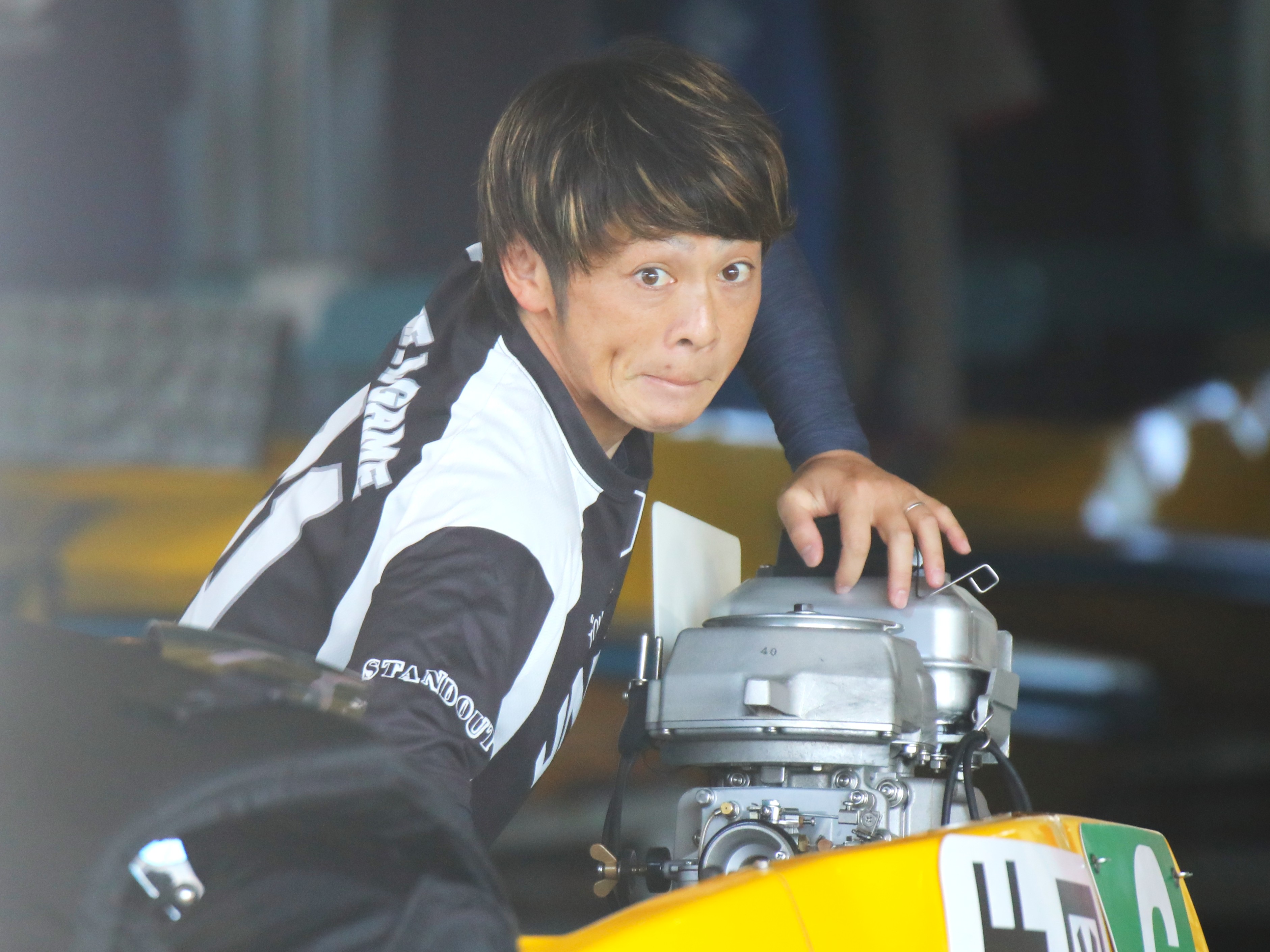 ボートレース　片岡雅裕　刻印有り　サイン入りプロペラ　貴重 ボートレース 片岡雅裕 刻印有り サイン入りプロペラ 貴重