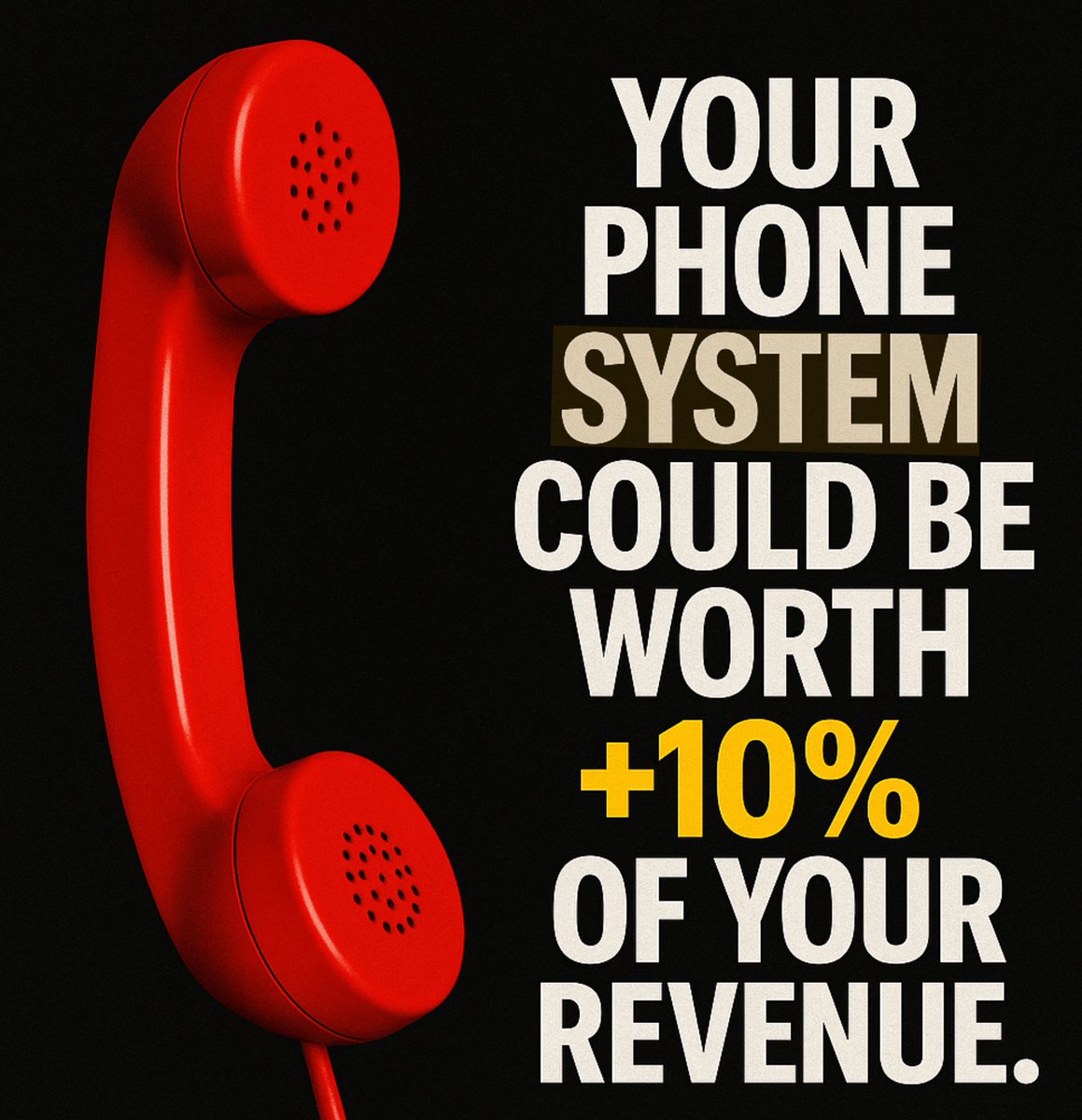 BREAKING NEWS!! Your phone system could be worth +10% of your revenue.

For too long, we’ve treated the phone  as just infrastructure

👉 If your phone system still looks like a cost, maybe it’s time to see it for what it really is: a revenue engine.

#Wildix