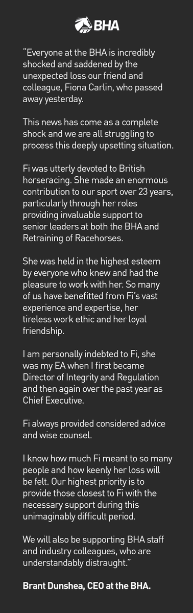 British Horseracing Authority tweet media