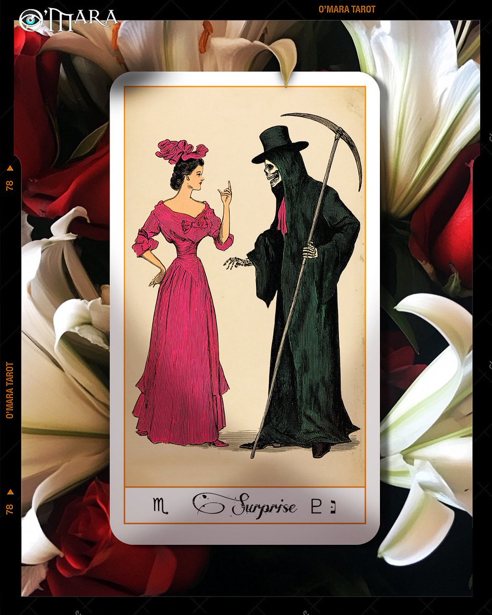 Surprise
“Good Morning,” she said. Death tipped his hat politely, scythe gleaming. “The Sun will rise, but so will endings. The Fool skips past me, but you, are you really living before I knock on your door?”
Well, that was a bit much for before breakfast she thought. Still, it