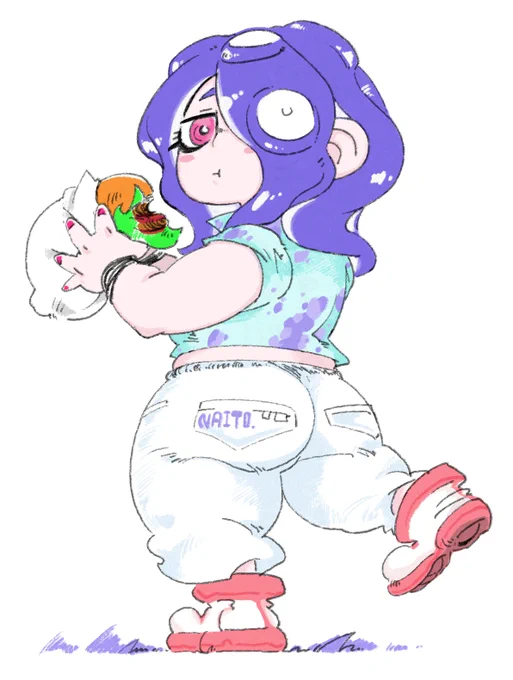 内藤さん( )とこのラベンダーちゃん描かせていただいたでぃす。描いてて勉強なりましたこの子はかわいい
