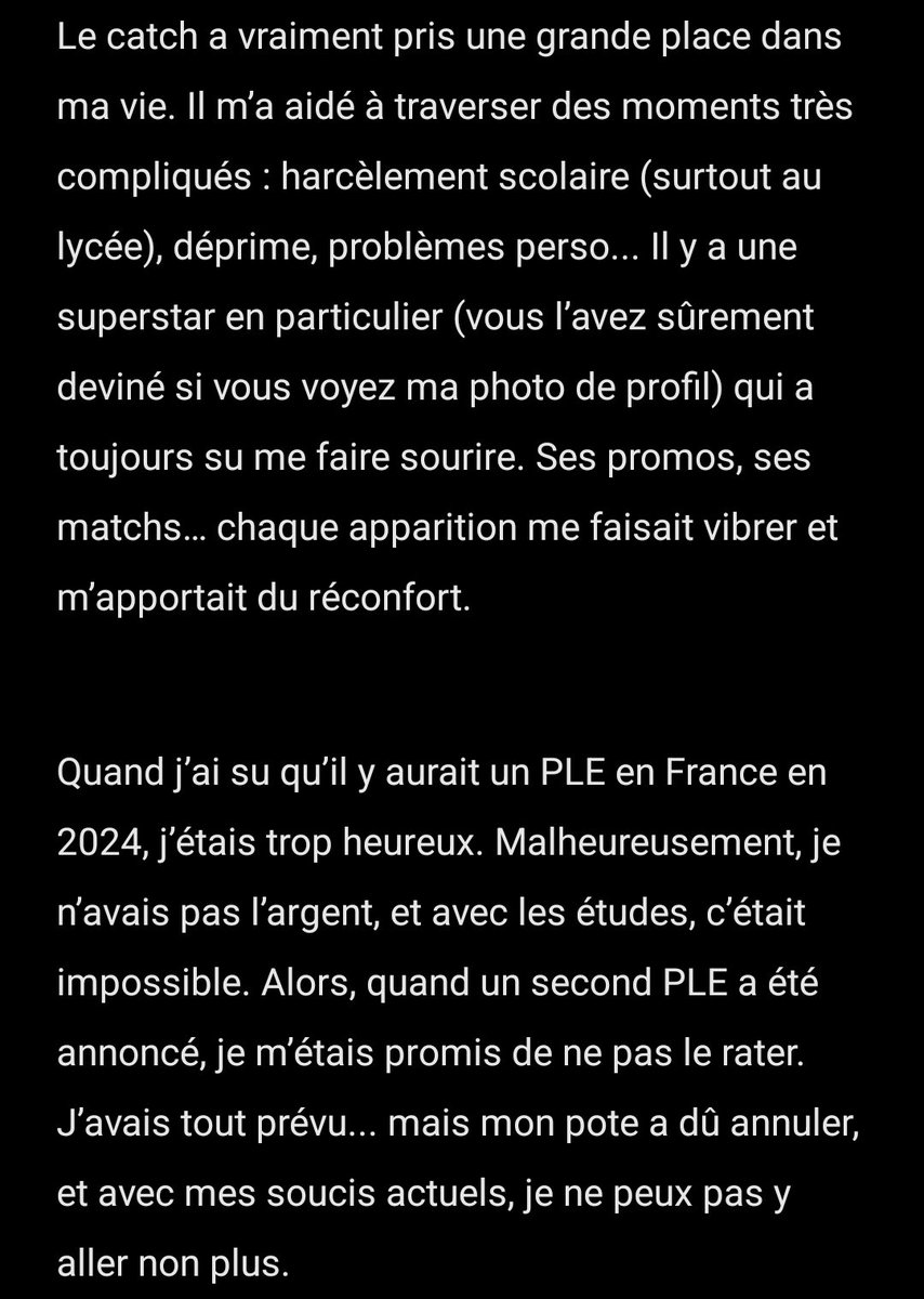 HeroObisub's tweet photo. Il fallait que je me confie j'espère que vous allez les  voir en tous cas merci d'avance 
#wwe 
#ClashinParis https://t.co/n2T7BIYdTz
