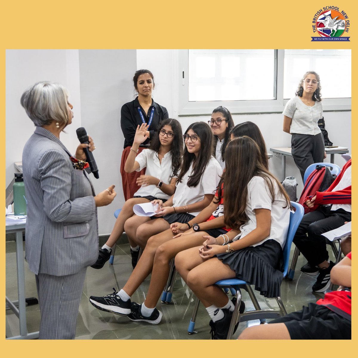 TBS_Delhi's tweet image. Future Focus Session 2! 🌟
Our second session featured Rita Gangwani, who shared powerful insights on Communication Skills. 👏From practical strategies to real-world examples, it was an inspiring morning for our Year 10 students.📚🚀
 
#TBSDelhi #TBSCommunity #futurefocus