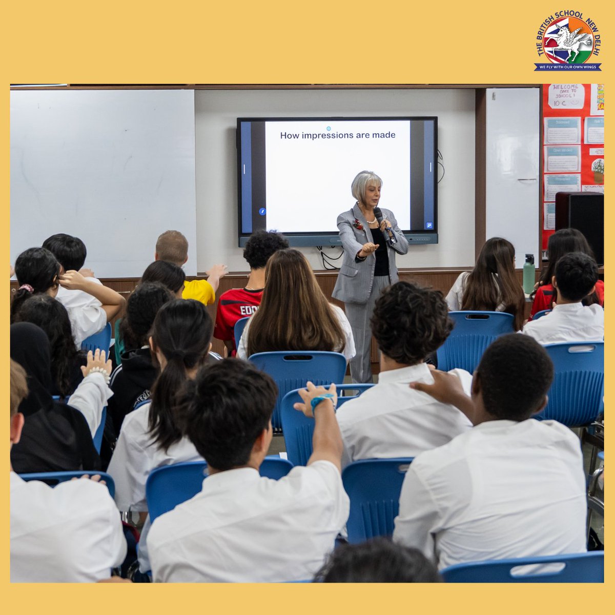 TBS_Delhi's tweet image. Future Focus Session 2! 🌟
Our second session featured Rita Gangwani, who shared powerful insights on Communication Skills. 👏From practical strategies to real-world examples, it was an inspiring morning for our Year 10 students.📚🚀
 
#TBSDelhi #TBSCommunity #futurefocus