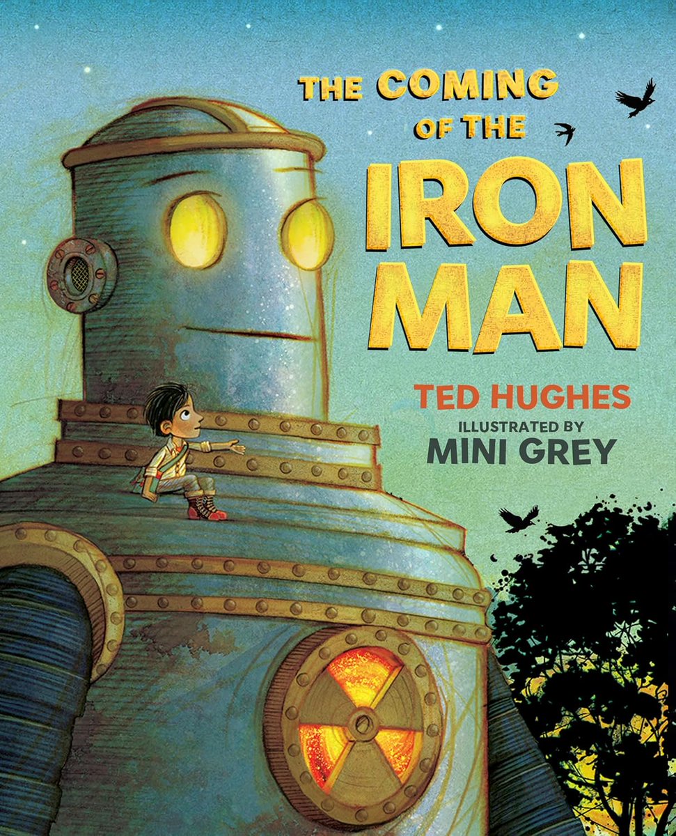 PNorfolk_BookRe's tweet photo. Former Poet Laureate #TedHughes’ unforgettable children’s classic #TheIronMan is back to delight a new generation in a landmark picture book illustrated by #MiniGrey @FaberChildrens
https://t.co/FOisaI6Me0 https://t.co/jNYdqCMtOI