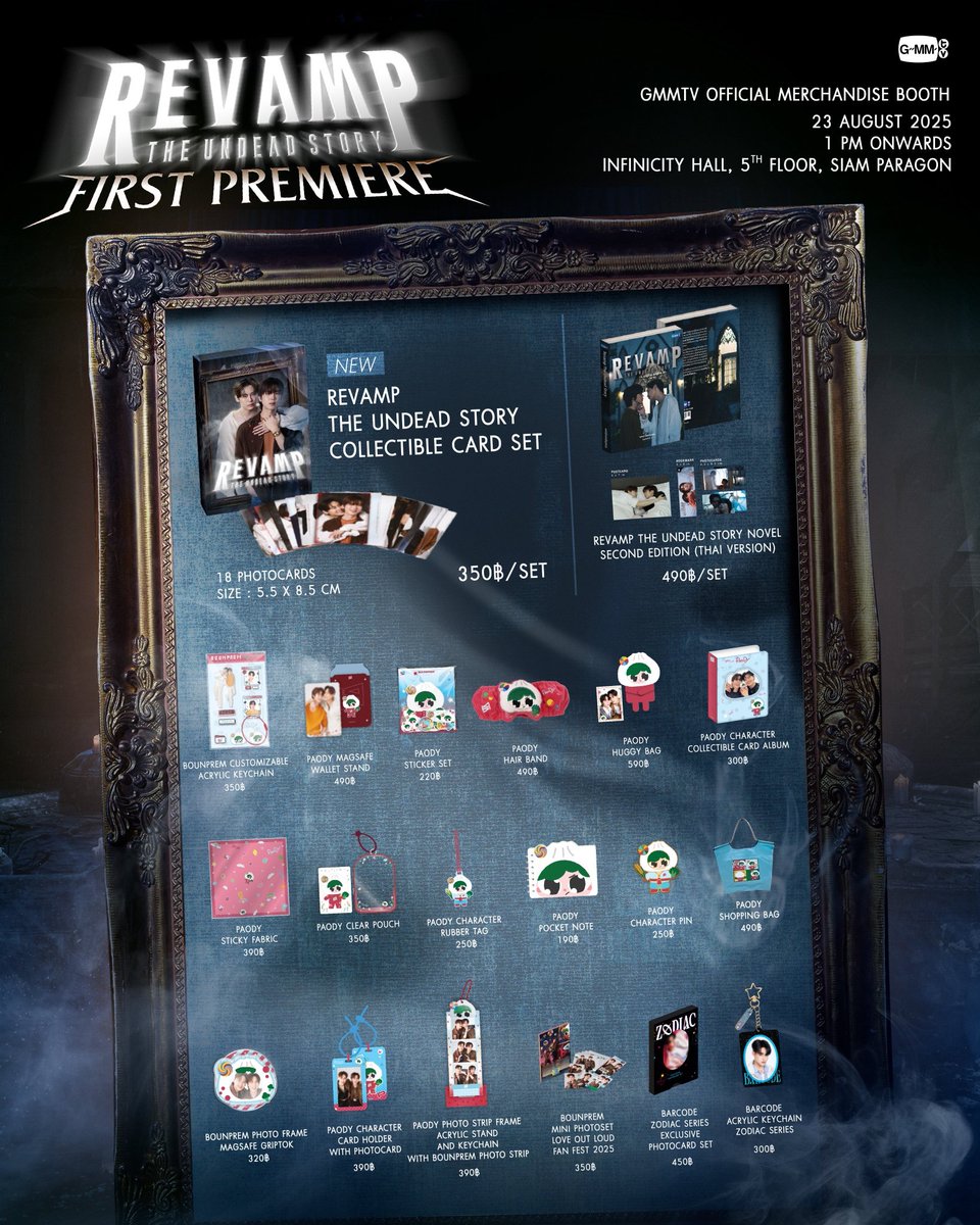 REVAMP THE UNDEAD STORYグッズ
ご予約受付中☺️

🚨本日お受付終了🚨

ご興味ある方はLINEまで🙏
連絡先はプロフからご確認頂けます。
DM❌🙏

#RevampSeries #BounPrem #bb0un #prem_space #GMMTV #タイドラマ