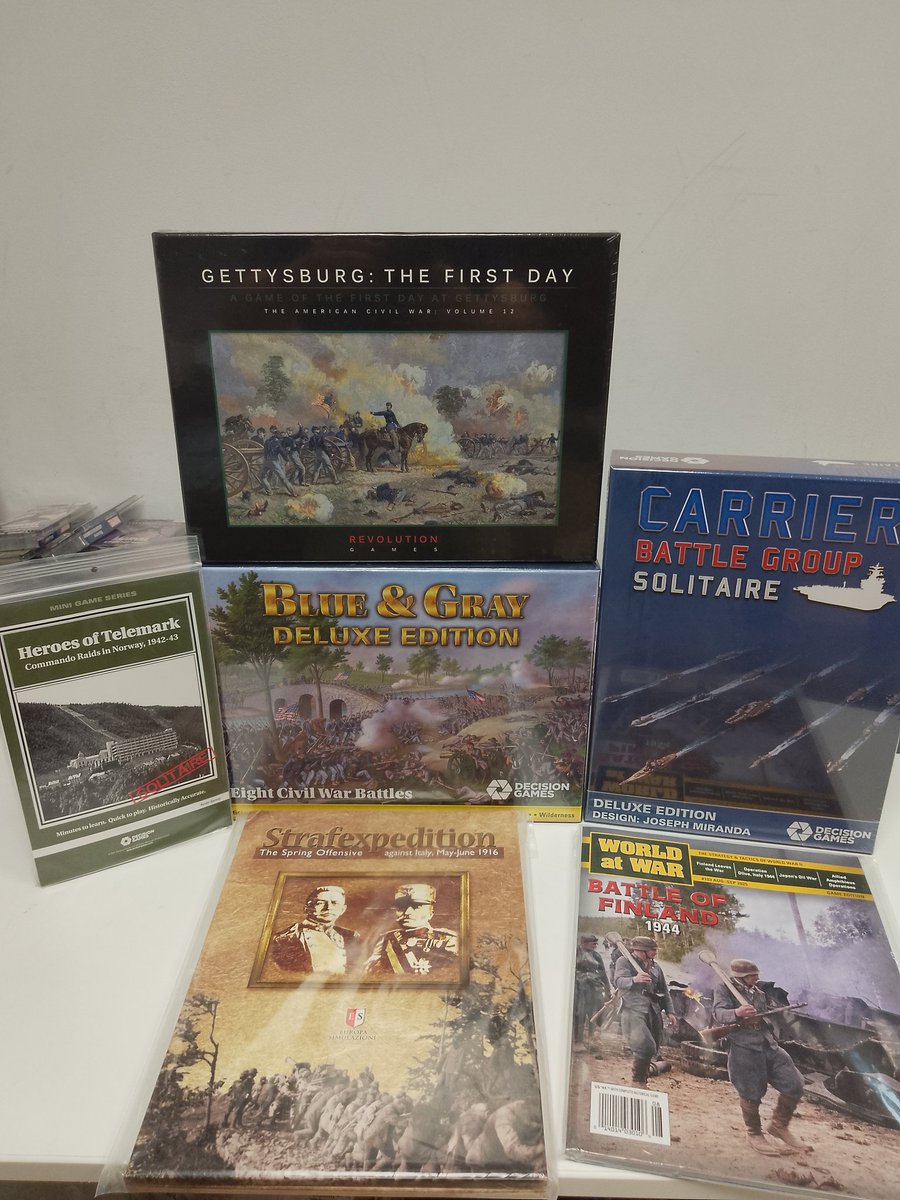 SnafuStore's tweet image. Les novetats de la setmana venen carregades de reedicions de luxe de vells jocs com el Blue&amp;amp;Gray de SPI que DG ens porta remasteritzat i ampliat!
#DeLuxe #Wargames