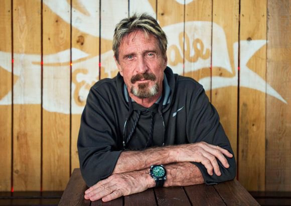 “No puedes detener cosas como #Bitcoin. Será una revolución global.”
John McAfee.