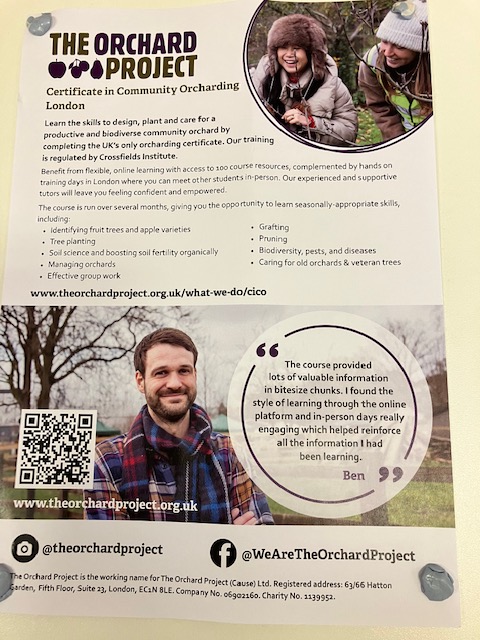 BedzedP's tweet photo. The Orchard Project are excited to be running their next course at Bedzed Community Centre and meadow. If you are interested in biodiversity, or how important it is to develop Orchards in our communities, please look at the website. Bookings are now open  https://t.co/uio4OeTUoc" https://t.co/dTHMskheDE
