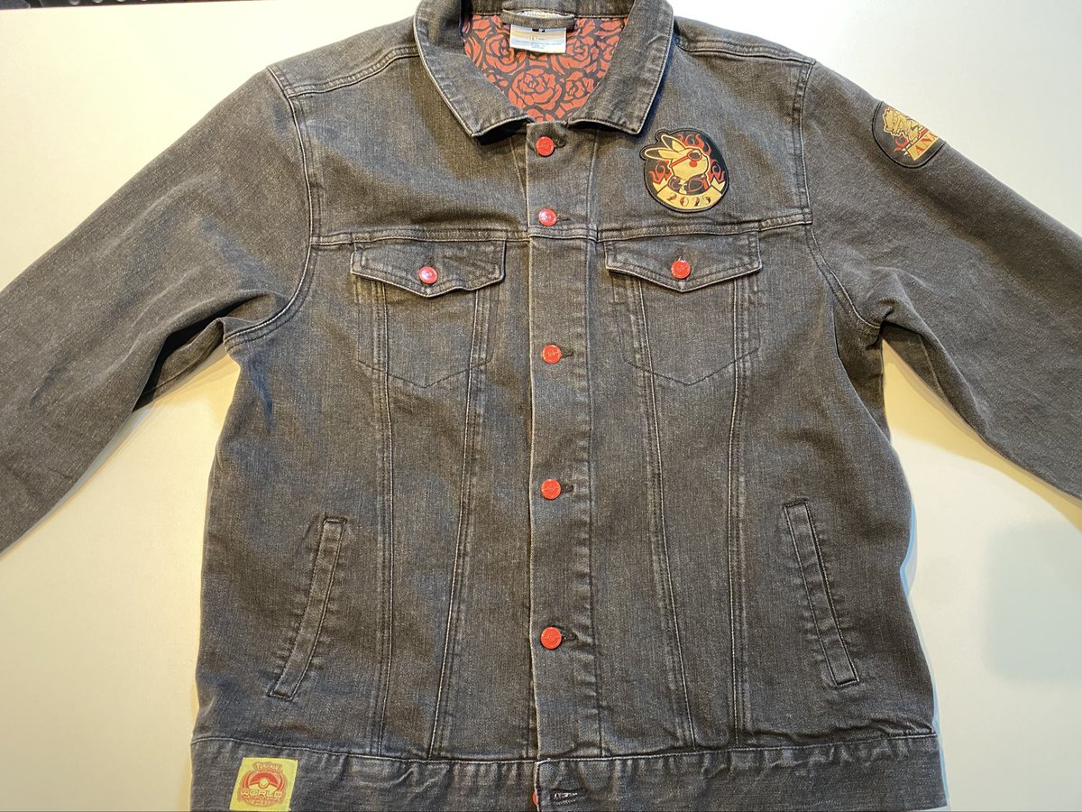 ポケモンWCS2025 デニムジャケット XL アナハイム
