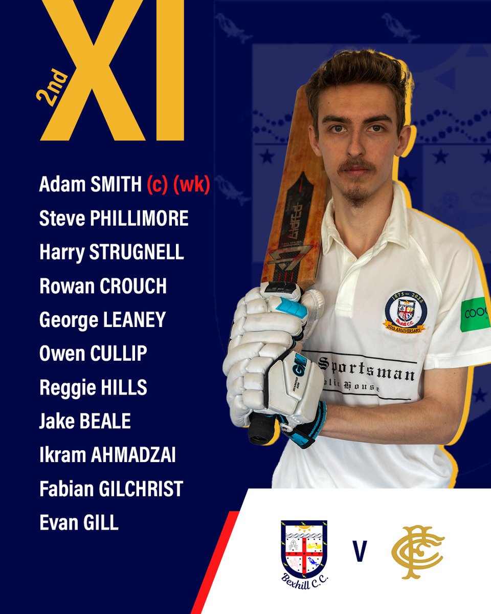 Big weekend ahead for the club as the season nears its climax!

The 1st XI head to Portslade in a crucial clash as they push for promotion – every run, every wicket counts now!

The 2nd XI host Firle at home, fighting hard to stay up in a must-win game! Let's bring the energy and