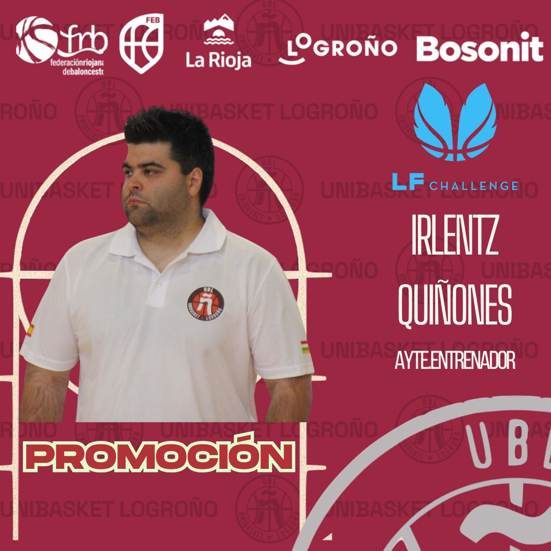 El cuerpo técnico de <a href="/Bosonit/">Bosonit</a> se verá reforzado con la presencia de Irlentz Quiñones <a href="/IrlentzQ/">Irlentz Quiñones</a>. Entrenador Nacional que lleva ya varias temporadas con nosotros trabajando con la cantera y como Coordinador del Prog. Residencia. 

#meconoces?
#somosunibasket 
#siempremás💪🏀♥️