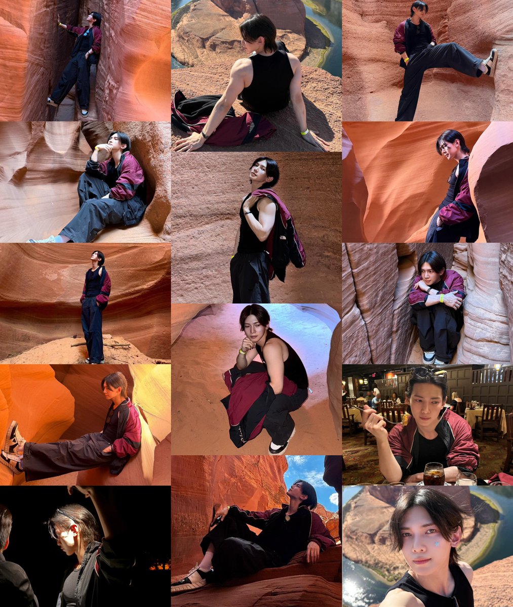 YeosangGlobal's tweet photo. yeosang at grand canyon https://t.co/ygQQcv8SRh
