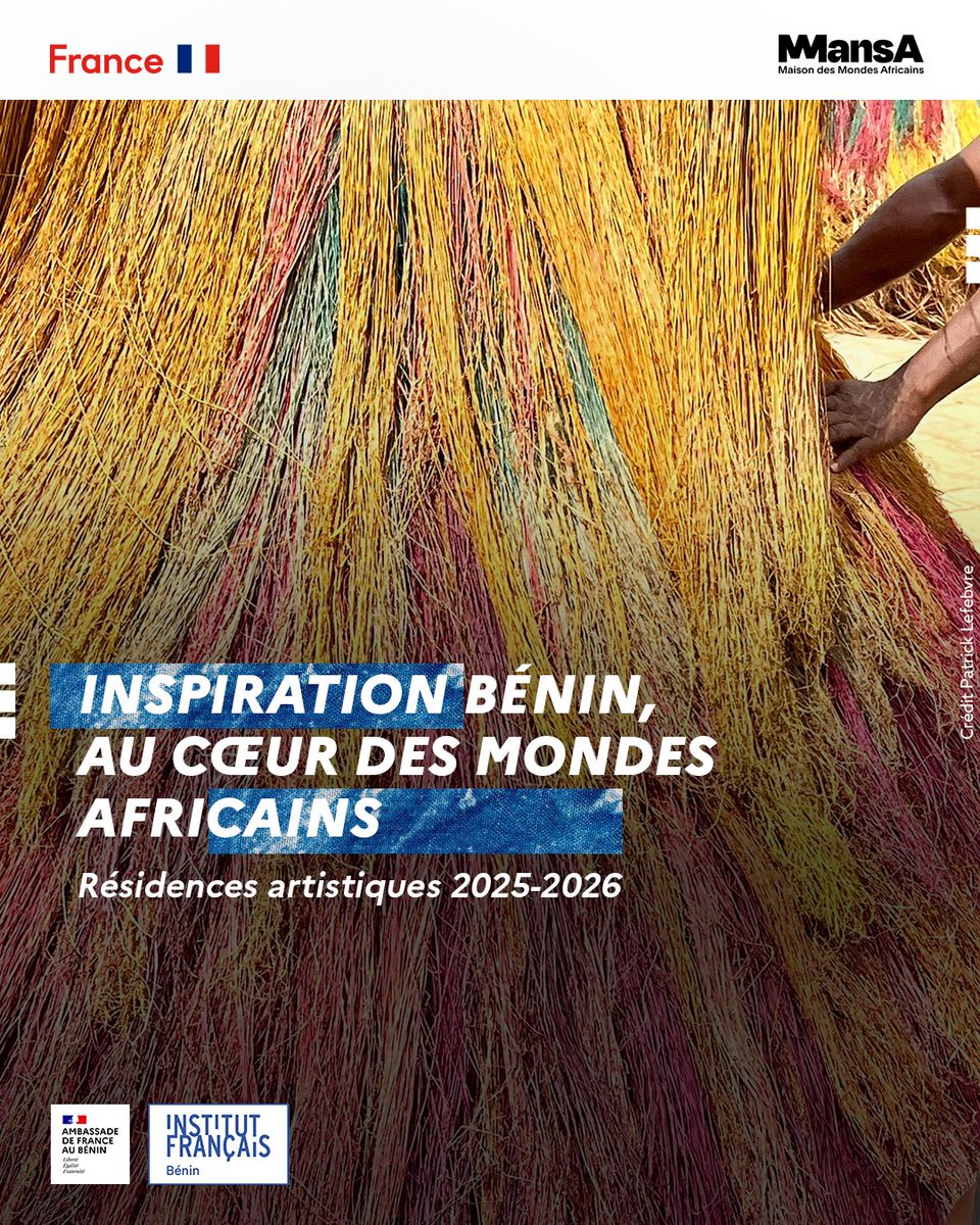 IF Bénin (@if_benin) on Twitter photo #résidence | 𝐈𝐧𝐬𝐩𝐢𝐫𝐚𝐭𝐢𝐨𝐧 𝐁𝐞́𝐧𝐢𝐧, 𝐚𝐮 𝐂œ𝐮𝐫 𝐝𝐞𝐬 𝐌𝐨𝐧𝐝𝐞𝐬 𝐚𝐟𝐫𝐢𝐜𝐚𝐢𝐧𝐬
Il est encore temps de postuler ➡️if-benin.com/appels/
<a href="/ambafrancebenin/">La France au Bénin 🇫🇷🇧🇯🇪🇺</a> #résidence | 𝐈𝐧𝐬𝐩𝐢𝐫𝐚𝐭𝐢𝐨𝐧 𝐁𝐞́𝐧𝐢𝐧, 𝐚𝐮 𝐂œ𝐮𝐫 𝐝𝐞𝐬 𝐌𝐨𝐧𝐝𝐞𝐬 𝐚𝐟𝐫𝐢𝐜𝐚𝐢𝐧𝐬
Il est encore temps de postuler ➡️if-benin.com/appels/
<a href="/ambafrancebenin/">La France au Bénin 🇫🇷🇧🇯🇪🇺</a>