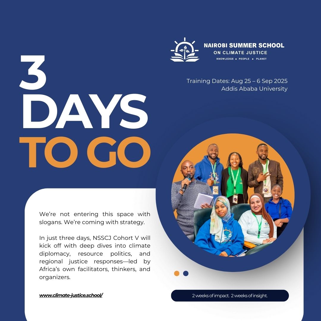 Nairobi Summer School on Climate Justice tweet media