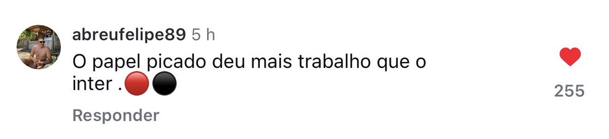 O melhor comentário sobe o jogo de ontem.
