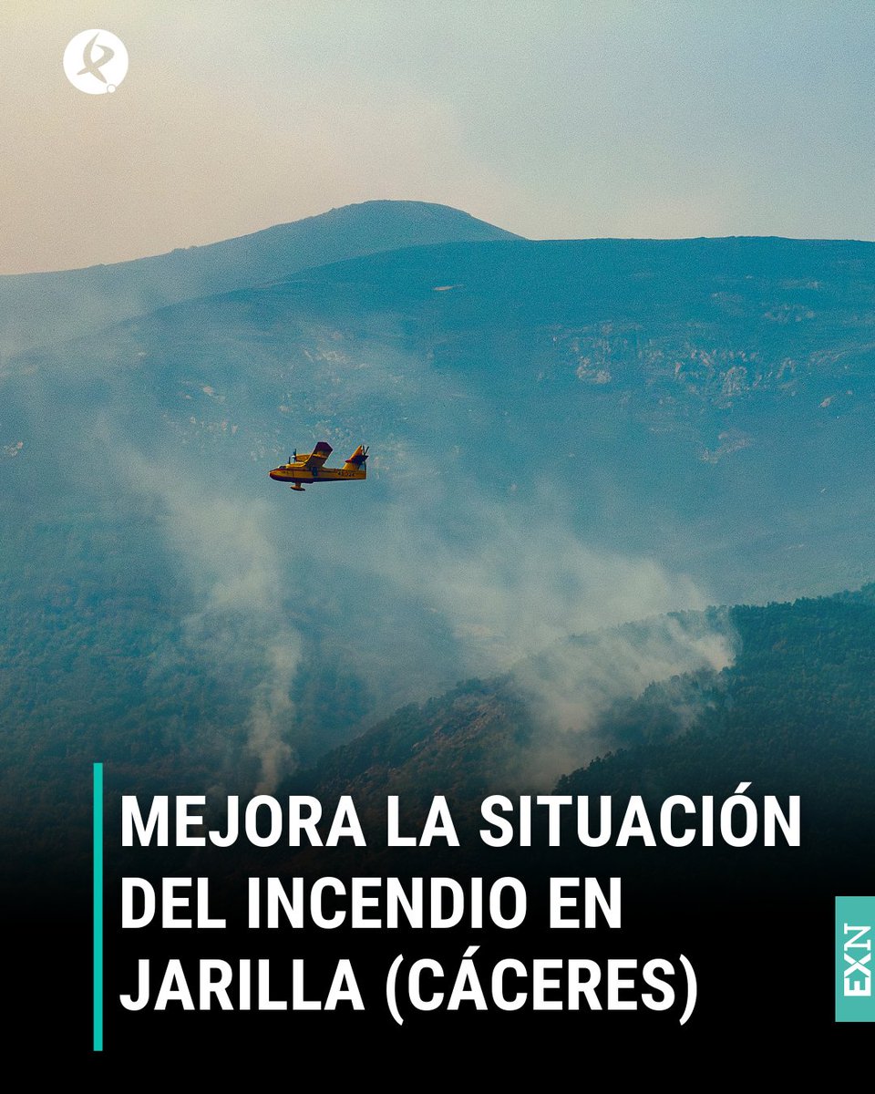cextremadura's tweet image. Tras 10 días de lucha contra las llamas, la situación en el incendio de Jarilla mejora.

‼️ En el Valle del Jerte ya no quedan focos activos

‼️ La garganta de Los Papúos se encuentra fuera de peligro

canalextremadura.es/noticias/provi…