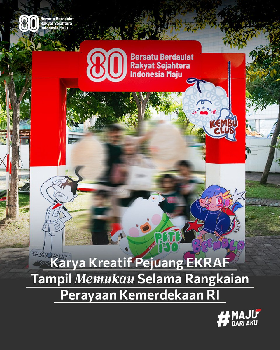 NN93GGWP's tweet photo. Honored for @sekuyaofficial IPs to be part of Indonesia Independence Day Celebration, featured across the country, and more. 🇮🇩 #HUT80RI 

Keep building for adoption. $SKYA https://t.co/JQbqb9iay0