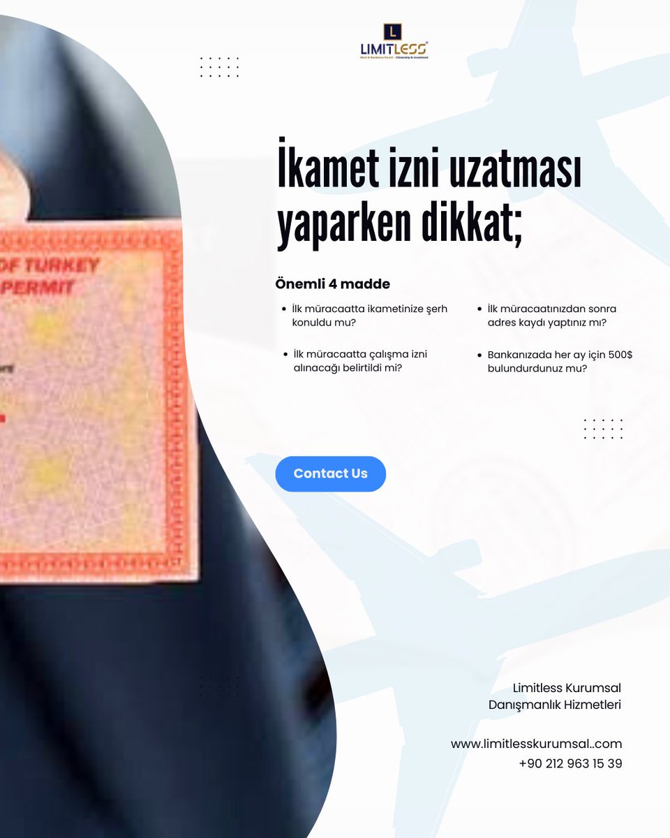 TR_Limitless's tweet photo. #Türkiye’de yabancıların yasal izinleri hakkında bilgilendirme;
#residencepermit
https://t.co/UczazPkGhf https://t.co/2FrpSkvbWP