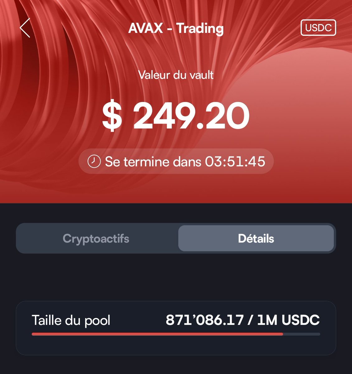 Cryptos_BE's tweet image. 🗣️ À la communauté #Borg 💪🍀 !

Il reste moins de 4h pour compléter ce #Vault $USDC sur $Avax !!! 🚀🚀🎉

Montrez que les petits Européens peuvent aussi investir en #Crypto ! 90 jours au mieux du 64%... que demander de plus ! 

Personne n'a amélioré sa vie sans prendre de