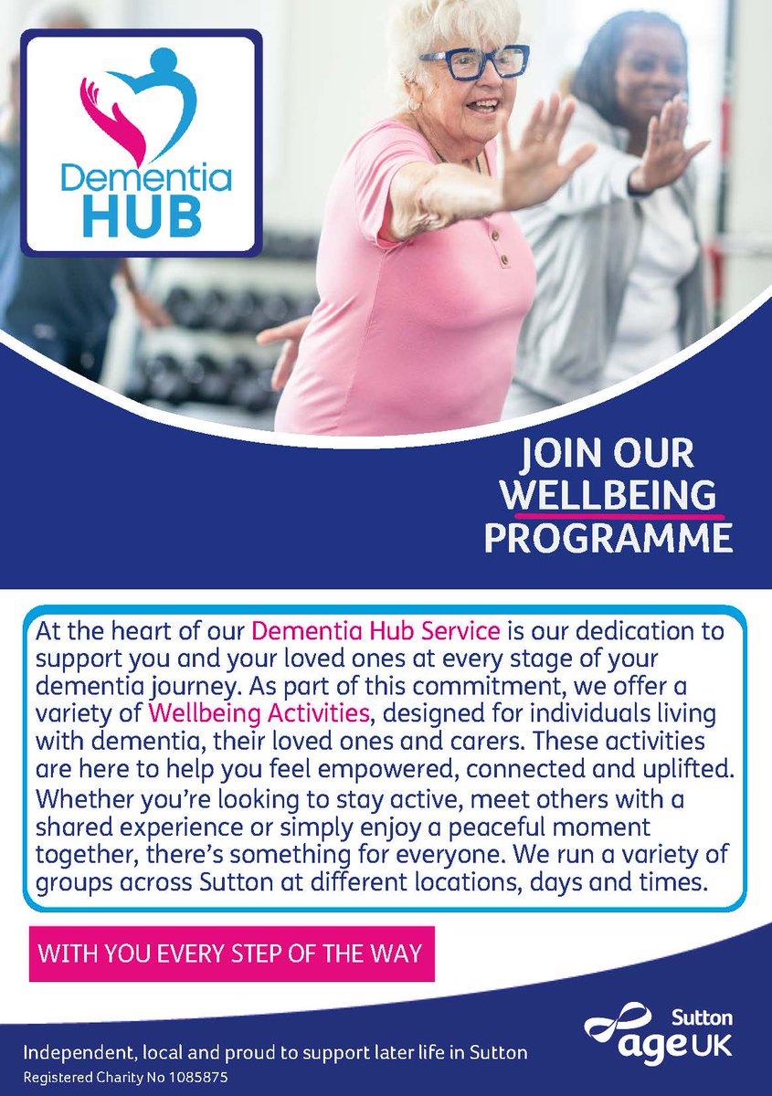 BedzedP's tweet photo. Dementia Support sessions are coming to Bedzed Community Centre. Please register interest with Age UK, by contacting them directly @ageuk https://t.co/uv9JIjjj36
