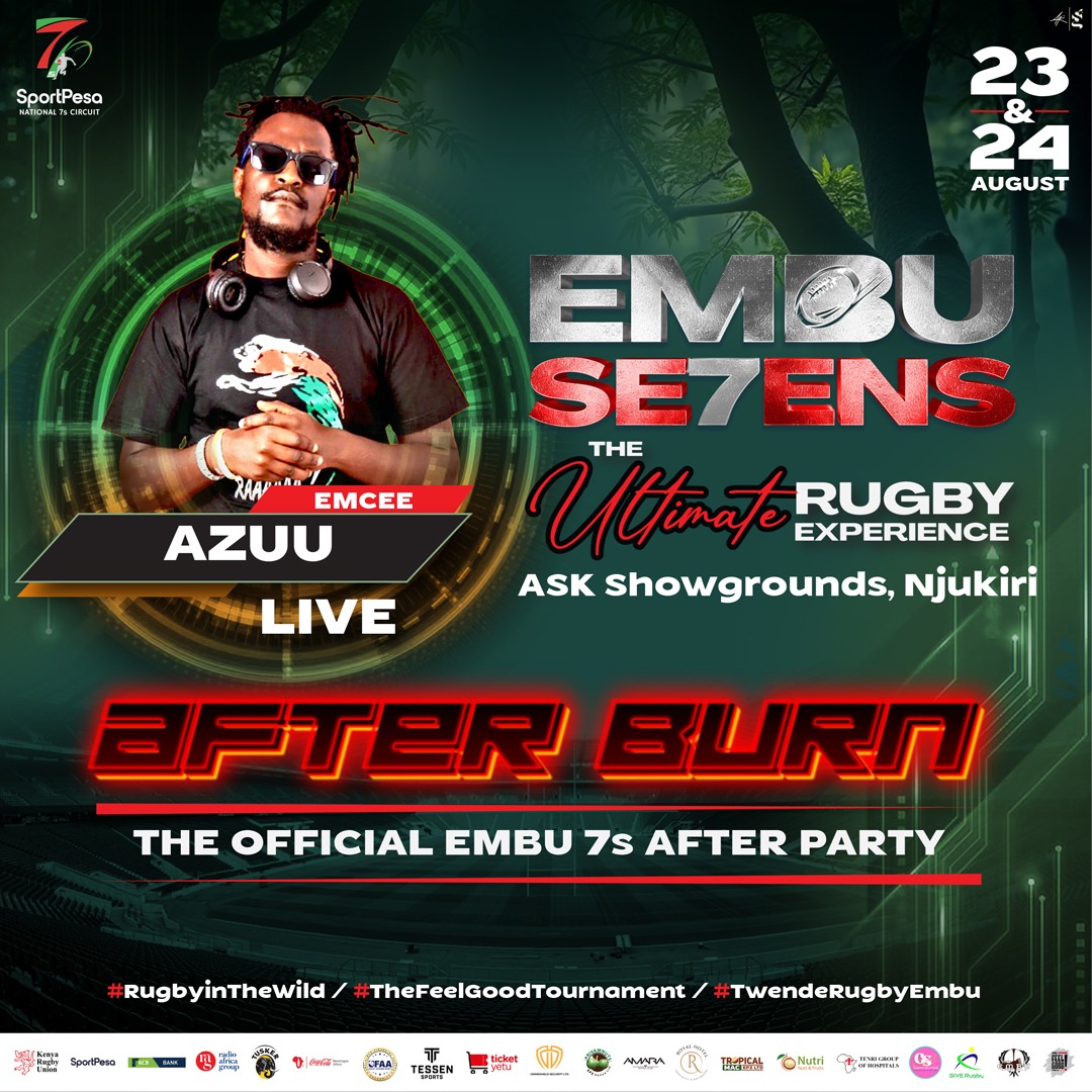 AzuTopshutter's tweet photo. 📷 BRINGING IT HOME WITH MC AZU! 📷 The countdown is ON! #Embu7s is calling, and the voice of the pitch—#MCeeAzu—is ready to light up ASK Grounds Njukiri with unmatched vibes, electric energy, and pure Kenyan flavour!
📷 Date: 23rd – 24th August 📷 Venue: ASK Grounds, Njukiri 📷 https://t.co/oCTXuJKOwf