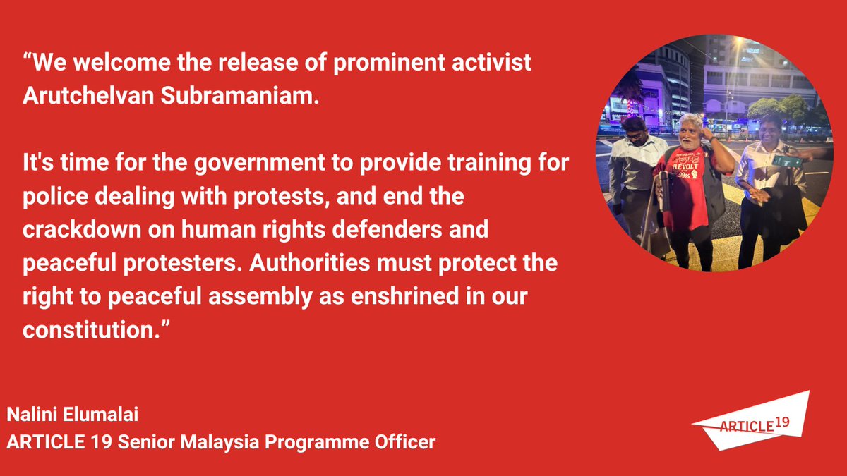 ARTICLE 19 tweet media