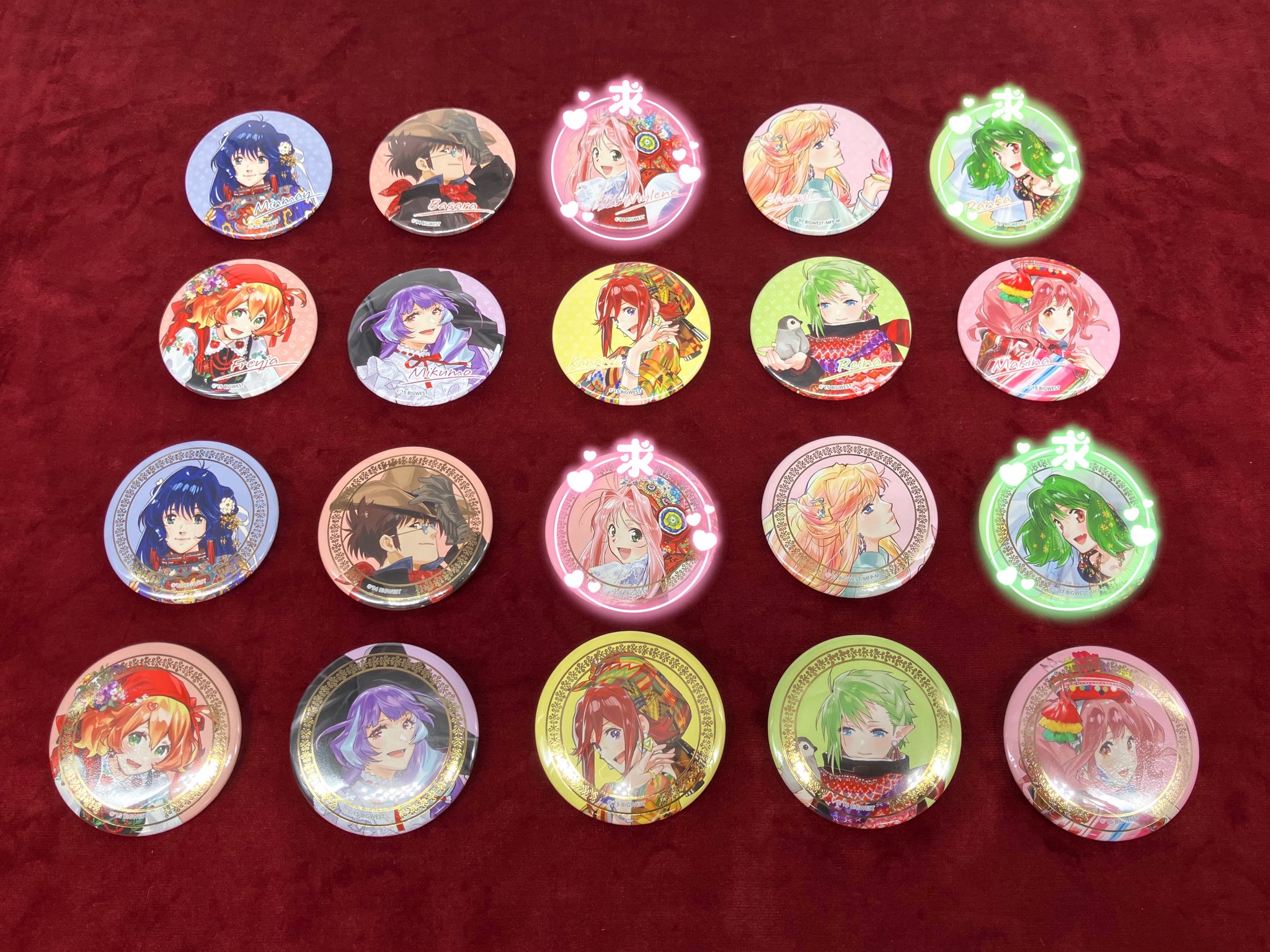 【AX2025限定】マクロスオールスター缶バッジ ミレーヌ・ジーナス めう on X: 