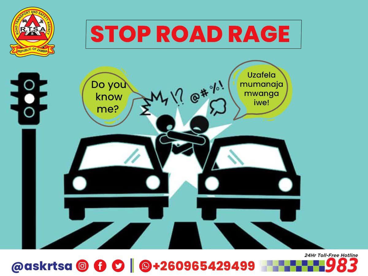 Road rage puts lives at risk. Stay calm, stay patient, and remember: every road user  wants to get home safely. Let’s share the road responsibly.