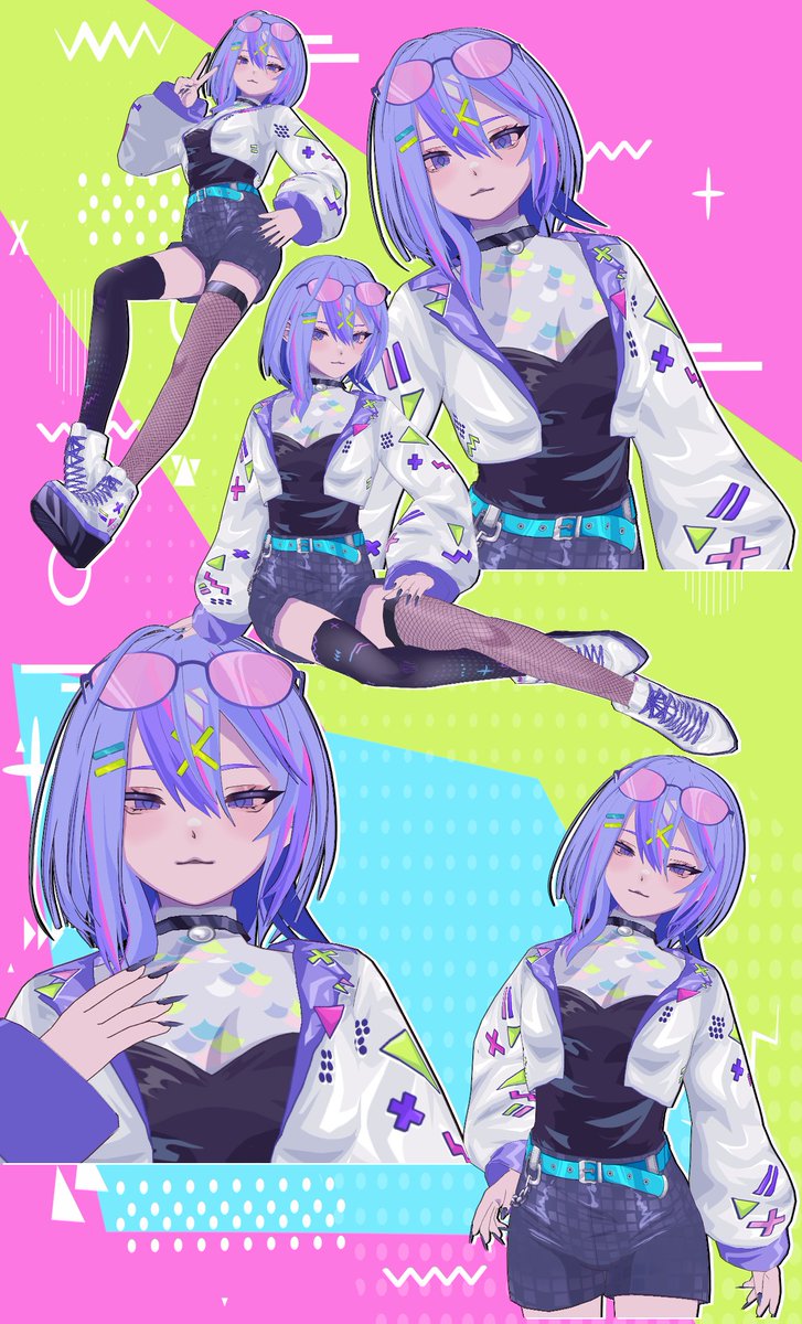 Been a while since I made a VRoid Adoptable

here she is! I love her so much ; n ; 💜💜

You can purchase her (with extra art done by me and my gf~) on Vgen! 

vgen.co/AcidicDoll/pro…
#VRoidHub #vroidstudio #vroidモデル #Vtuber #VtuberEN #adoptable