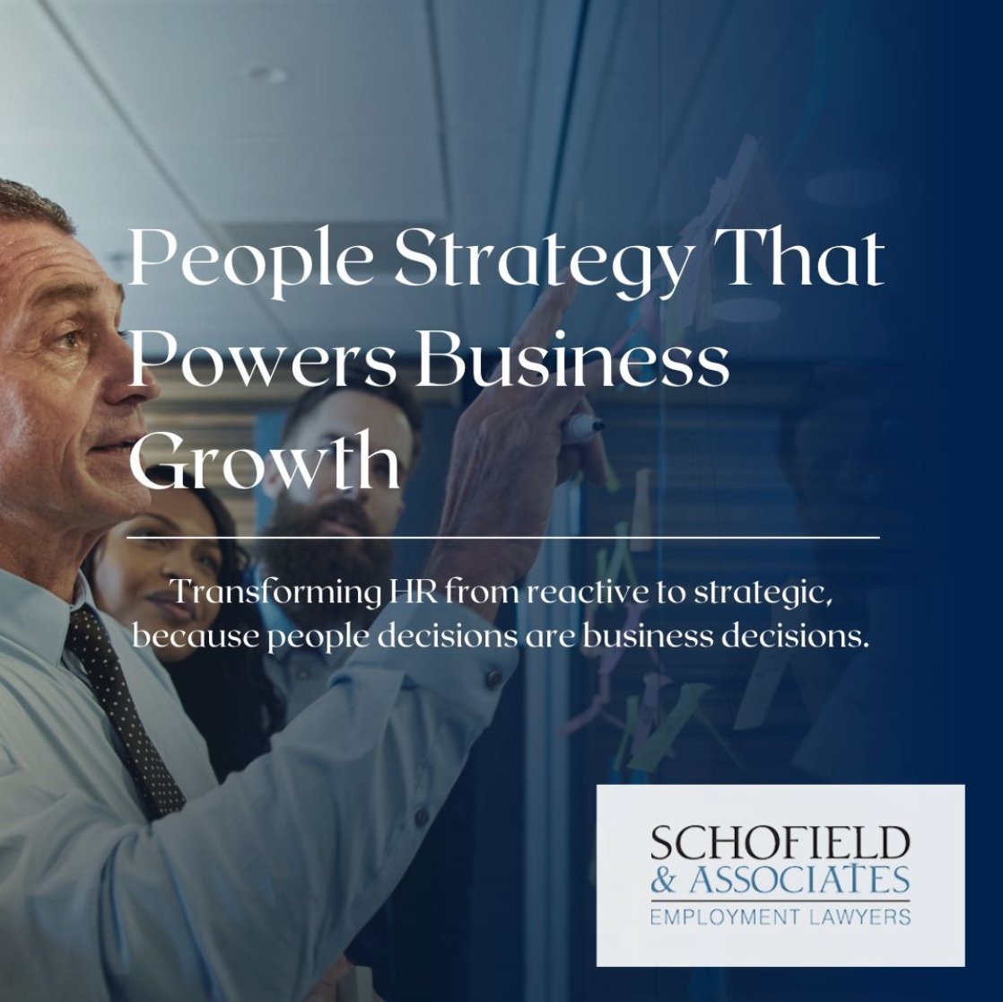 When your business grows, restructures, or changes direction, your people strategy must evolve too. At Schofield &amp; Associates, we work alongside senior leaders to develop bespoke, forward thinking HR strategies that align with your commercial goals.