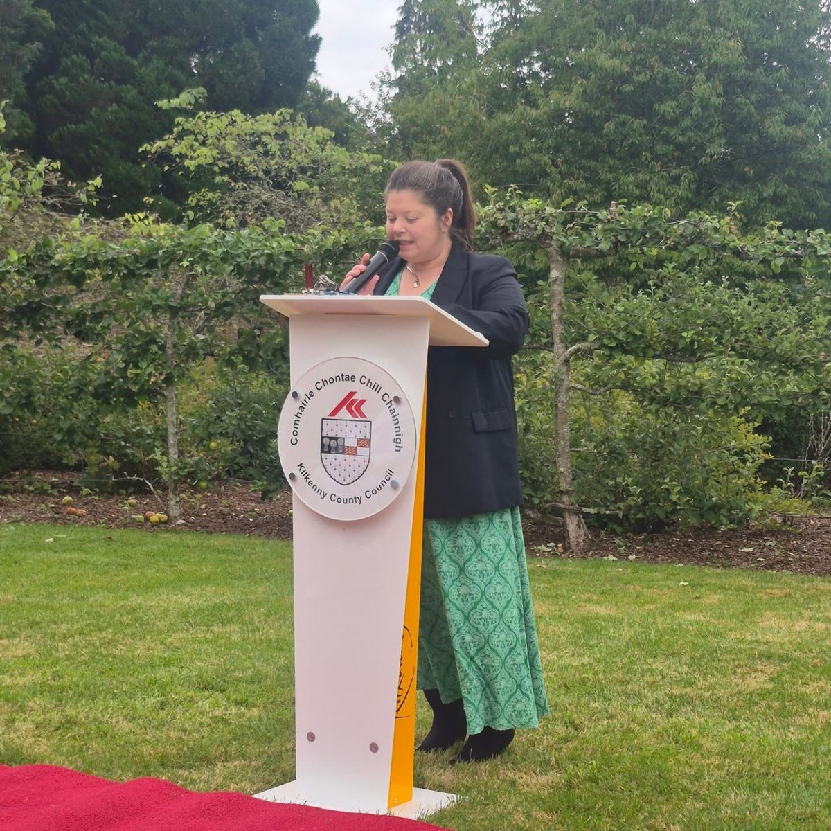 Delighted to attend the launch of Kilkenny Biodiversity Action Plan 2025 - 2030 in Woodstock Gardens  this afternoon in the great company of Mary Hilda Cavanagh  &amp; Fidelis Doherty. Well done to Kilkenny Council Biodiversity officer Bernadette Moloney for bringing it all together.