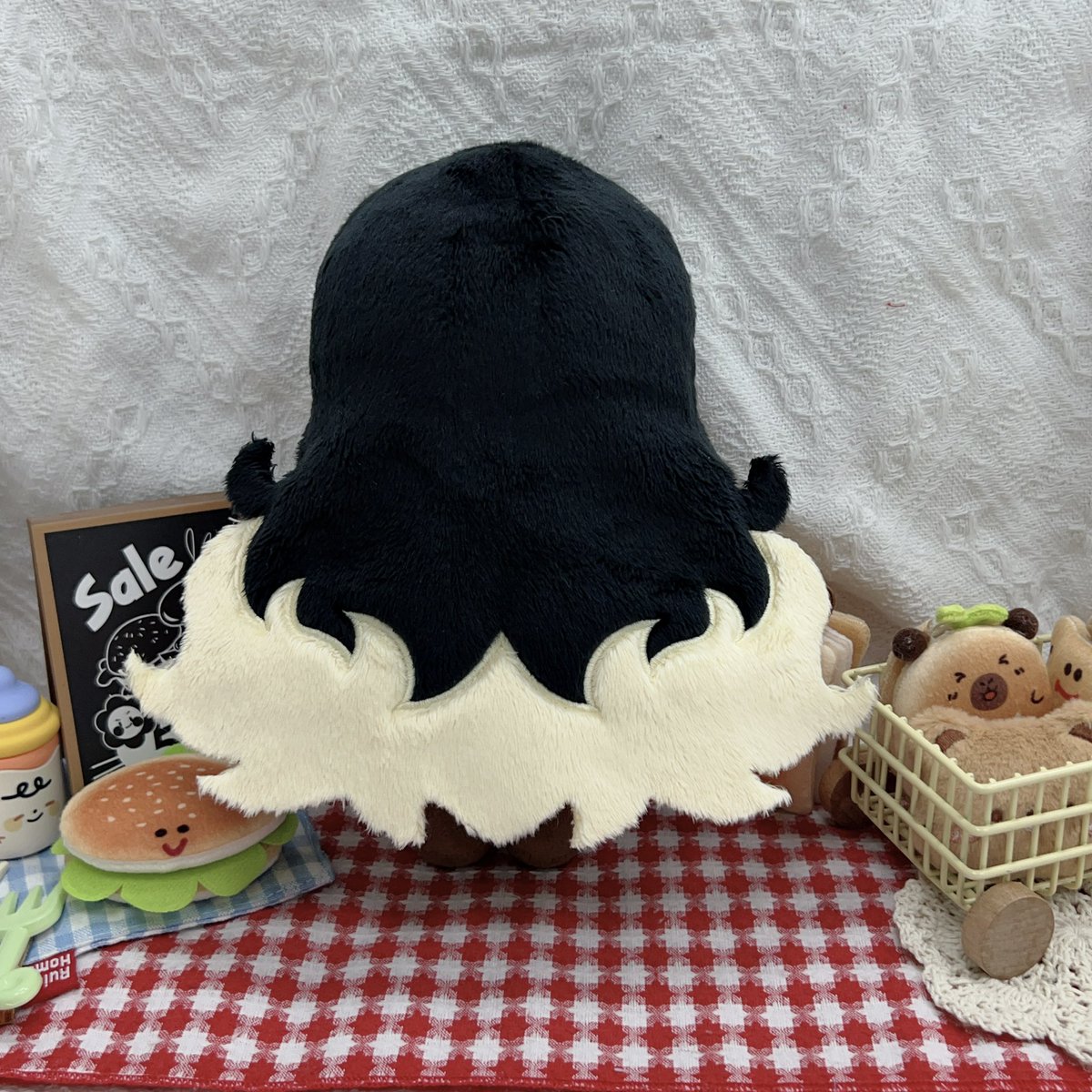 ☀️Nice hair!😆🖤🤎

📏Size：20cm✨

🐻🫶🏻#HongliDoll   
#우리_공장으로_오세요  
#우리_공장을_소개합니다 #솜인형  
#棉花娃娃  #cottondoll 
#綿人形 #綿人形です #JPぬい