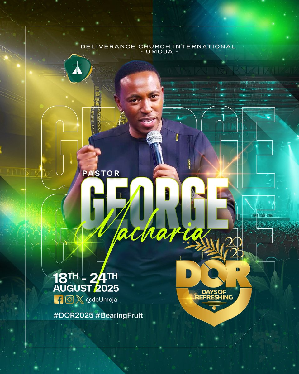 #DOR2025 Day 4 Morning session with Pst. George Macharia. Umoja 3 worship team is leading us into God’s presence. 
Watch and share on Facebook facebook.com/share/v/1LQZEf…
YouTube dcumoja.org/livestream/
#BearFruit