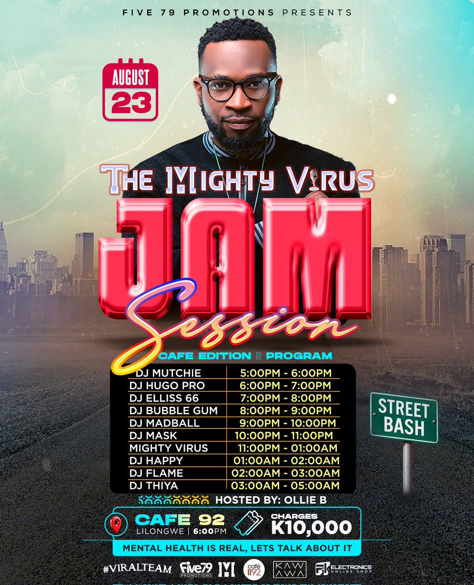 RNB_GOD's tweet image. CATCH THE HOTTEST DJs IN THE COUNTRY IN ONE SPOT💿🌟

THE MIGHTY VIRUS JAM SESSION 🌟

AUGUST 23

Cafe 92📍

Charge: K10,000

This coming Saturday🗓️

#tmv
#jamsession
#cafe92