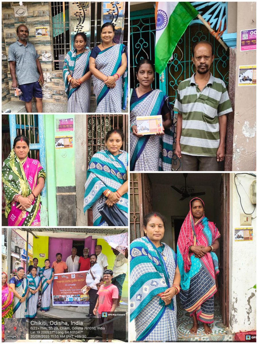 Nac_Chikiti's tweet photo. As part of our “Aaaingata Safei Surakhsita Safei” campaign, we are reaching every home, office, and institution to spread awareness about safe septic tank cleaning. #SafeCleaning #ULBOutreach #GarimaScheme #TogetherForChange #ULBCommunitySupport https://t.co/ulrp7ulznt