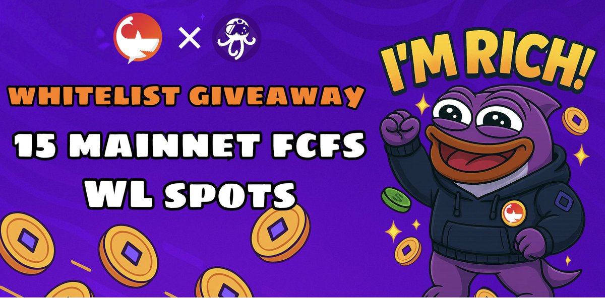 Octonads x NFTFeed Collab 🤝

We’re thrilled to announce our special collaboration on <a href="/monad/">Monad</a>
Prize sponsored from <a href="/OctoNads/">Octo (Nads/Verse)🐙</a> - 15 mainnet FCFS WL

To Enter:

● Follow <a href="/OctoNads/">Octo (Nads/Verse)🐙</a> &amp; <a href="/nftfeed_guru/">NFTFeed 🦈</a> 
● Like and RT
● Tag 3 friends below

Only 72 hours - Good luck !