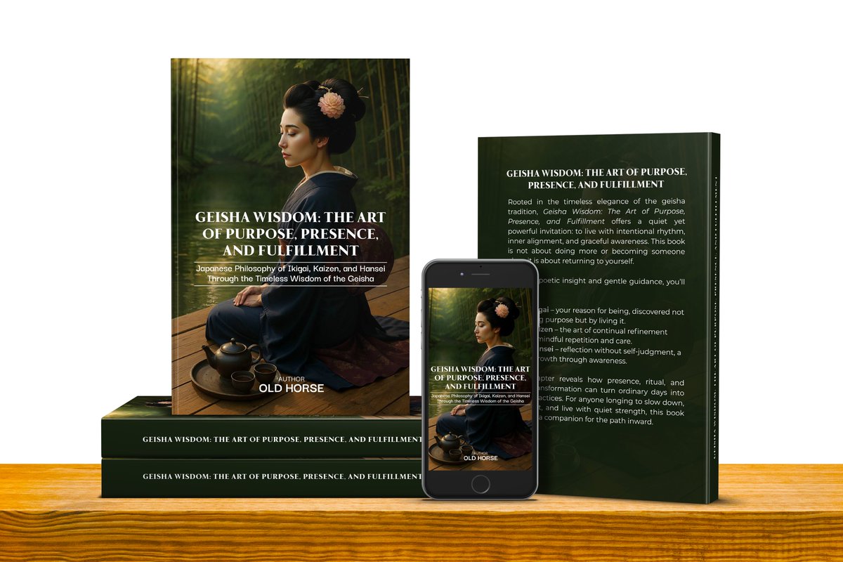 My second book exclusively on Amazon: 
Learn about Ikigai, Hansei, and Kaizen from the perspective of a Geisha        

Mint site:  geishas.app